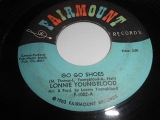 Lonnie Youngblood,  Soul 45,  Jimi Hendrix,  Go Go Shoes,  Vg