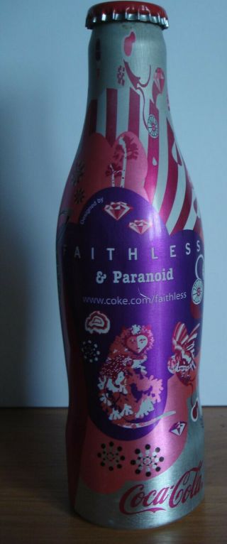 Coca Cola Bottle Aluminium Polish Faithless Very Rare Full
