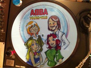 Abba - Voulez - Vous Rare 12 " Manga Picture Disc Lp (the Best Of Greatest Hits)