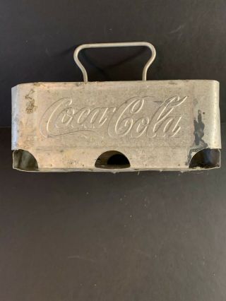 Vintage Drink Coca Cola Metal 6 Pack Carrier