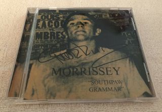 Morrissey Southpaw Grammar Signed Cd The Smiths Autographed