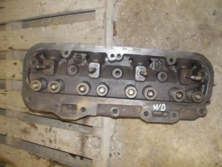 Allis Chalmers Wd45 Tractor Ac Engine Motor Gas Cylinder Head Late Wd & Valves