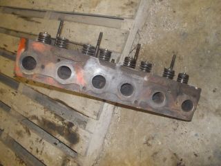 Allis Chalmers WD45 Tractor AC engine motor gas cylinder head Late WD & valves 5