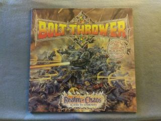 Bolt Thrower - Realm Of Chaos Lp.  Gatefold 12 " Vinyl Album,  Booklet Uk 1989
