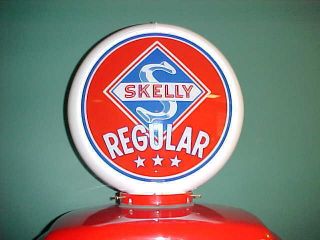 Skelly Regular Gas Pump Globe