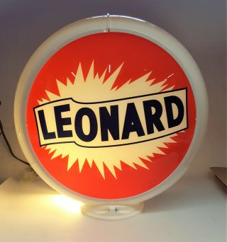 Leonard 13.  5 " Gas Pump Globe (g373)