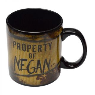 The Walking Dead " Property Of Negan " 20 Oz Coffee Or Soup Mug Licensed