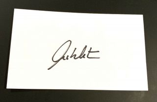 William Shatner Legendary Actor Signed Autograph 3x5 Index Card Star Trek