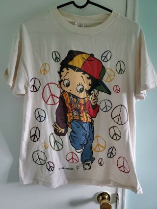 1993 Vintage Betty Boop Large Peace