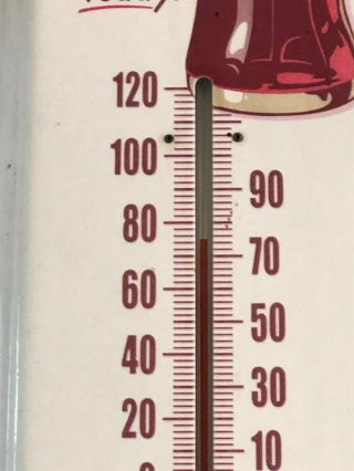 Vintage Metal Coca Cola Thermometer 16 