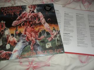 Cannibal Corpse - Eaten Back To Life - Awesome Black Vinyl Ltd Edition Poster