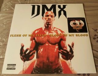 Dmx " Flesh Of My Flesh.  " Dbl Lp Colored Blood Vinyl Record Mary J Blige