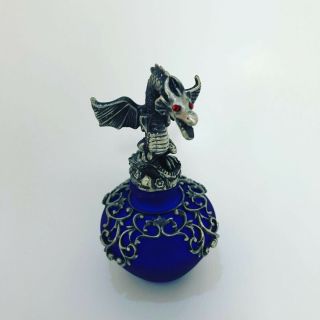 Cobalt Blue Dragon Perfume Bottle