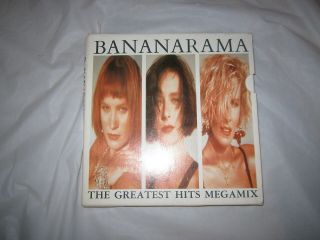 Bananarama ‎the Greatest Hits Megamix London ‎bananana 2 7 " Promo 45 Box Spain