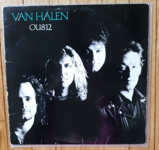 Van Halen - Ou812 1988 Lp Vinyl Wb 9 25732 - 1 Specialty A/b Wax Vg,