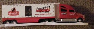Coca Cola Mickey Mouse 2004 Truck Tour Carrier 75 Inspearations W/mickey Statue