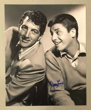 Jerry Lewis Signed 16x20 Photo Autographed Auto Jsa Sticker Only