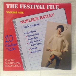 Noleen Batley - Little Treasure - Festival File Lp - Oz Aussie 60 