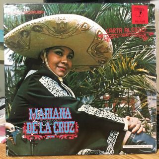 " Tejano Tex Mex  Mariana De La Cruz  Carta A Cielo  Rare Lp "