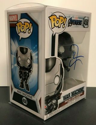 War Machine Funko Pop Signed By Don Cheadle - Avengers: Endgame