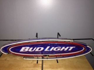 Bud Light Beer Bar Electric Sign 1009569 Mt Vernon Neon Small Explosion 2001