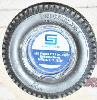 Vintage Seiberling - Aire 6 " Tire Ashtray Tire Advertisement,  Ships