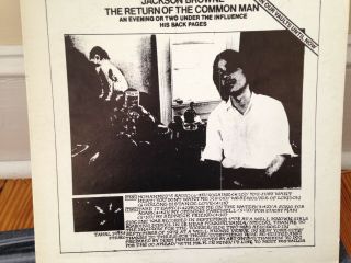Jackson Browne - The Return Of The Common Man LP Kornyfone 1976 2
