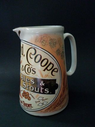 Rare Ind Coope England Beer Ales Stouts Burton on Trent Bar Pub Pitcher Stein 3