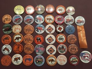 43 Ac Allis Chalmers Antique Tractor & Steam Engine Show Buttons