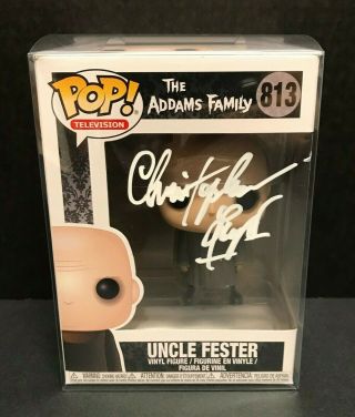 Uncle Fester Funko Pop Signed By Christopher Lloyd - The Addams Family Funko Pop