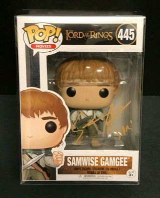 Samwise Gamgee Funko Pop Signed By Sean Astin - Lord Of The Rings