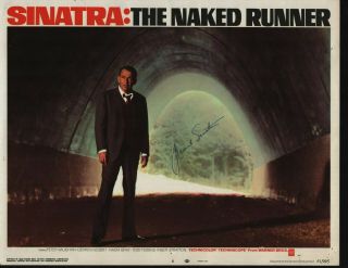 Frank Sinatra Hand Signed Autographed 11x14 " Lobby Card W/coa - The Naked Runner