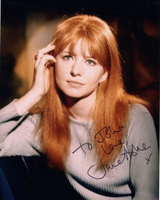 Jane Asher Authentic Signed 8x10 Color Photo Gorgeous Actress To John