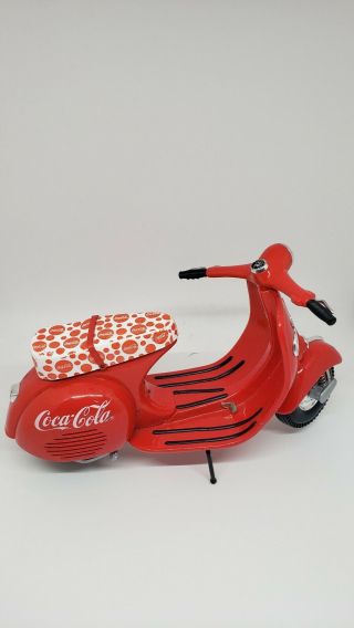 1995 Limited Edition Coca - Cola,  Die Cast Metal Miniature Pedal Scooter 5