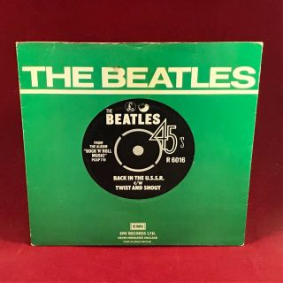 The Beatles Back In The Ussr 1976 Uk 7 " Single Twist & Shout