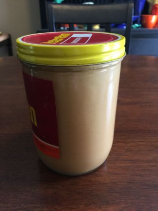 Vintage Peter Pan Peanut Butter Jar 28 Oz 3