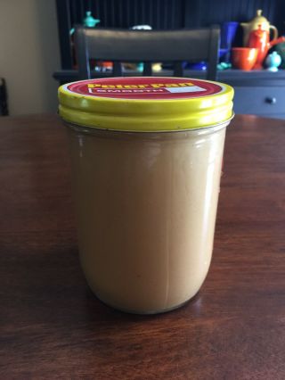 Vintage Peter Pan Peanut Butter Jar 28 Oz 4