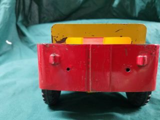 1940s Marx Lumar Willys Jeep and Trailer Pressed Steel Toy 1:12 scale 4