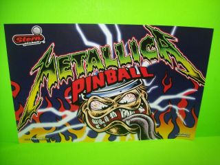 Metallica Pinball Machine POSTER 2013 Double Side Heavy Metal Wall Art 5