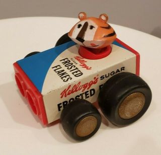 Vintage 1960s Buddy L Tony The Tiger Kelloggs Frosted Flakes Car