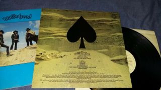 MOTORHEAD ace of spades 1980 - UK FIRST PRESS,  TOUR PROGRAMME 1980 - 3
