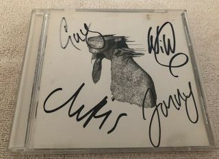 Coldplay A Rush Of Blood To The Head Cd Signed Chris Martin Autographed