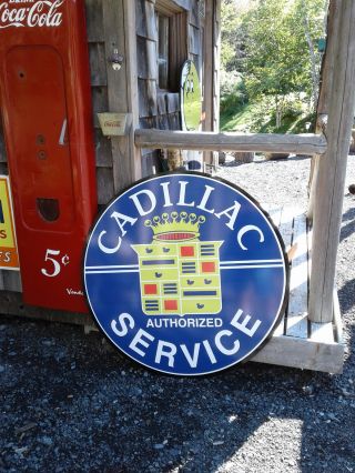 Classic 37 Inch Cadillac Service Sign