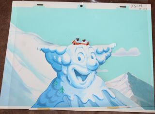 Bozo The Clown Animation Cel Hand Painted Background 856 Larry Harmon