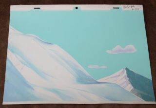 Bozo The Clown Animation Cel Hand Painted Background 856 LARRY HARMON 2