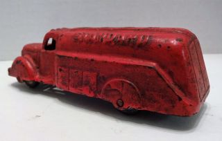 Cast Iron Standard Oil Tank Truck Toy Red Vintage Kenton ? / Arcade ?