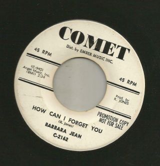Doowop Teen Girls - Barbara Jean - Dont Remind Me Of Tommy - Hear - 1962 Dj Comet
