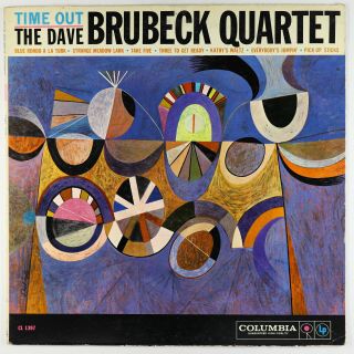 Dave Brubeck Quartet - Time Out Lp - Columbia - Cl 1397 6 - Eye Mono