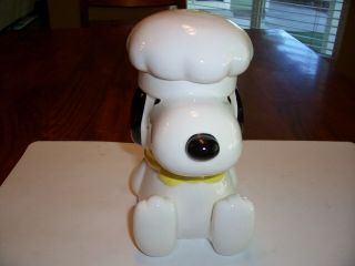 Snoopy Chef Cookie Jar