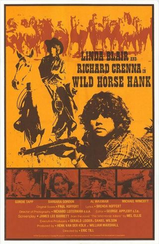Wild Horse Hank 1979 Movie Poster Linda Blair/richard Crenna